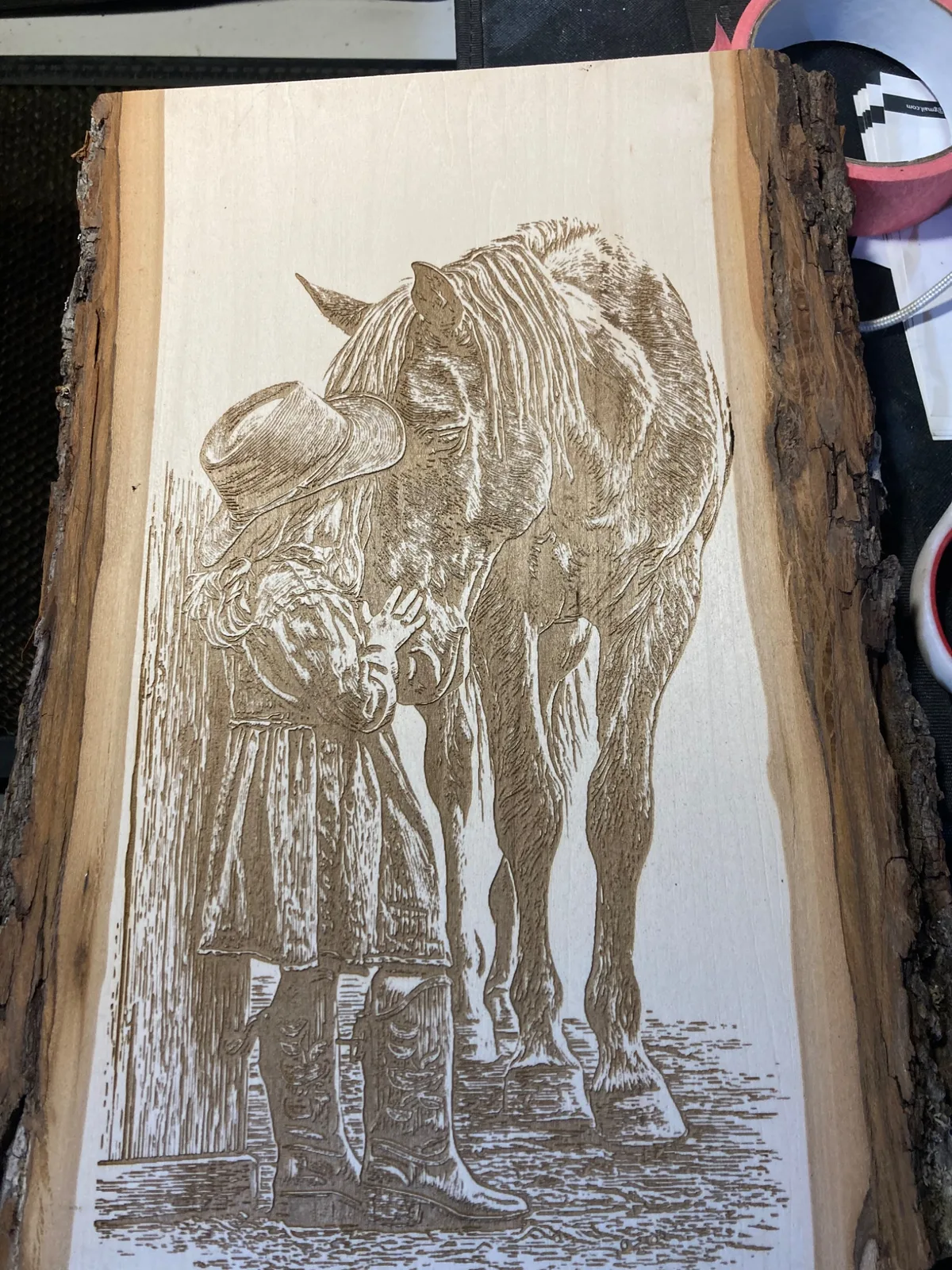 Girl and Horse