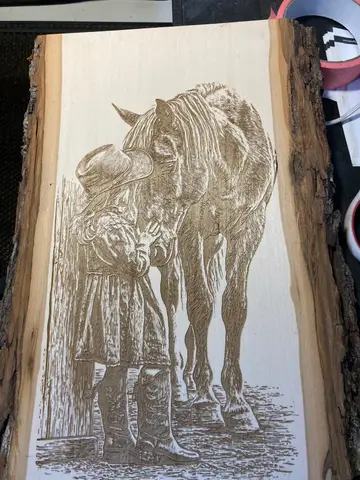Girl and Horse
