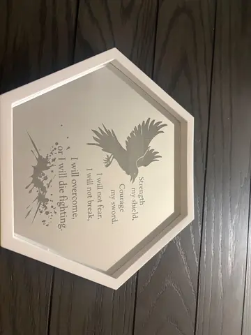 Glow in the dark mirror