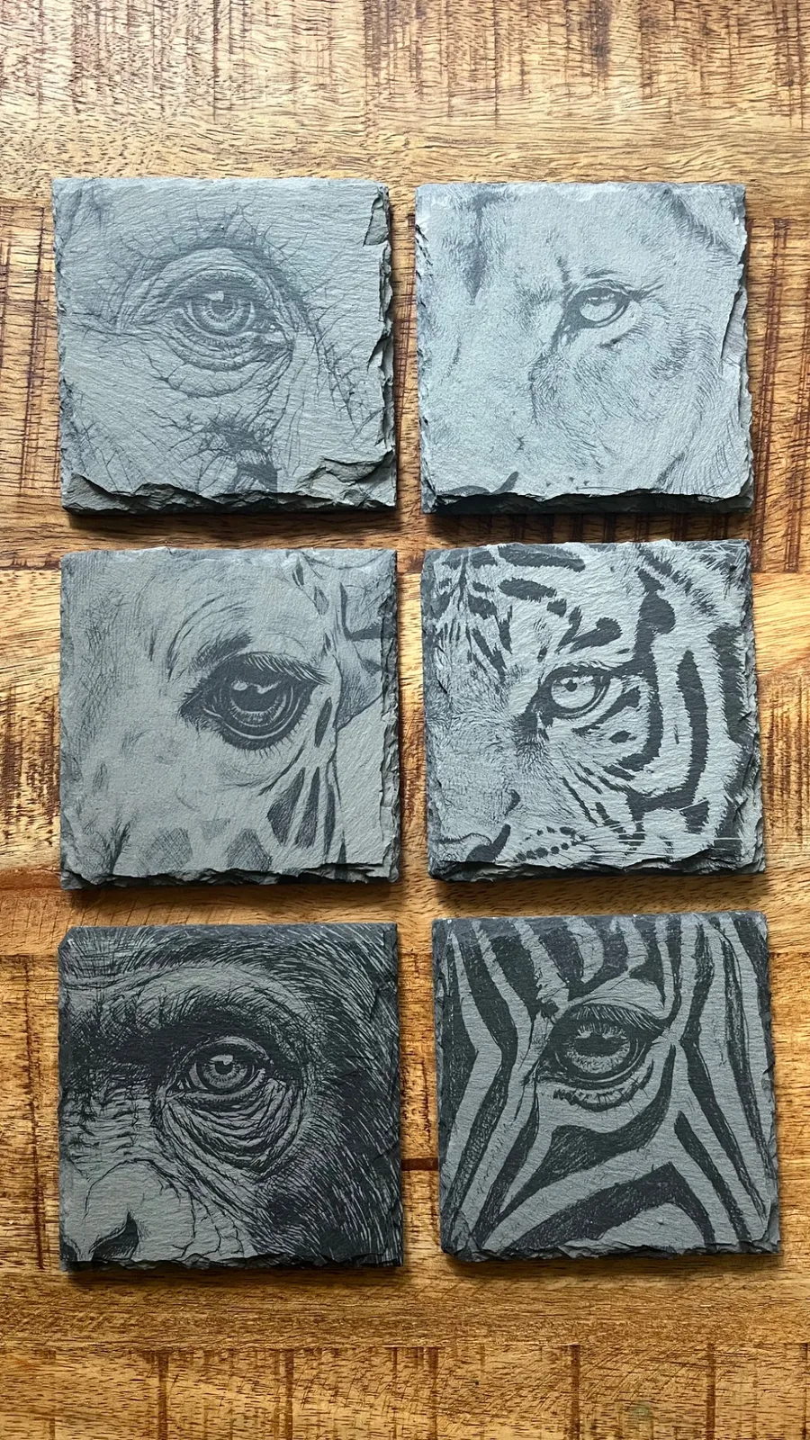 Slate coasters