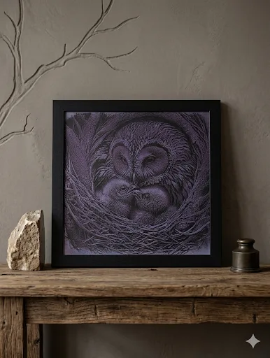 Canvas engraving