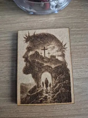 Christ engraving
