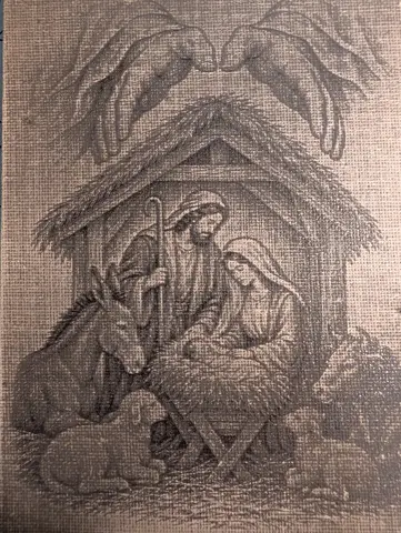 Laser Engrave on Canvas