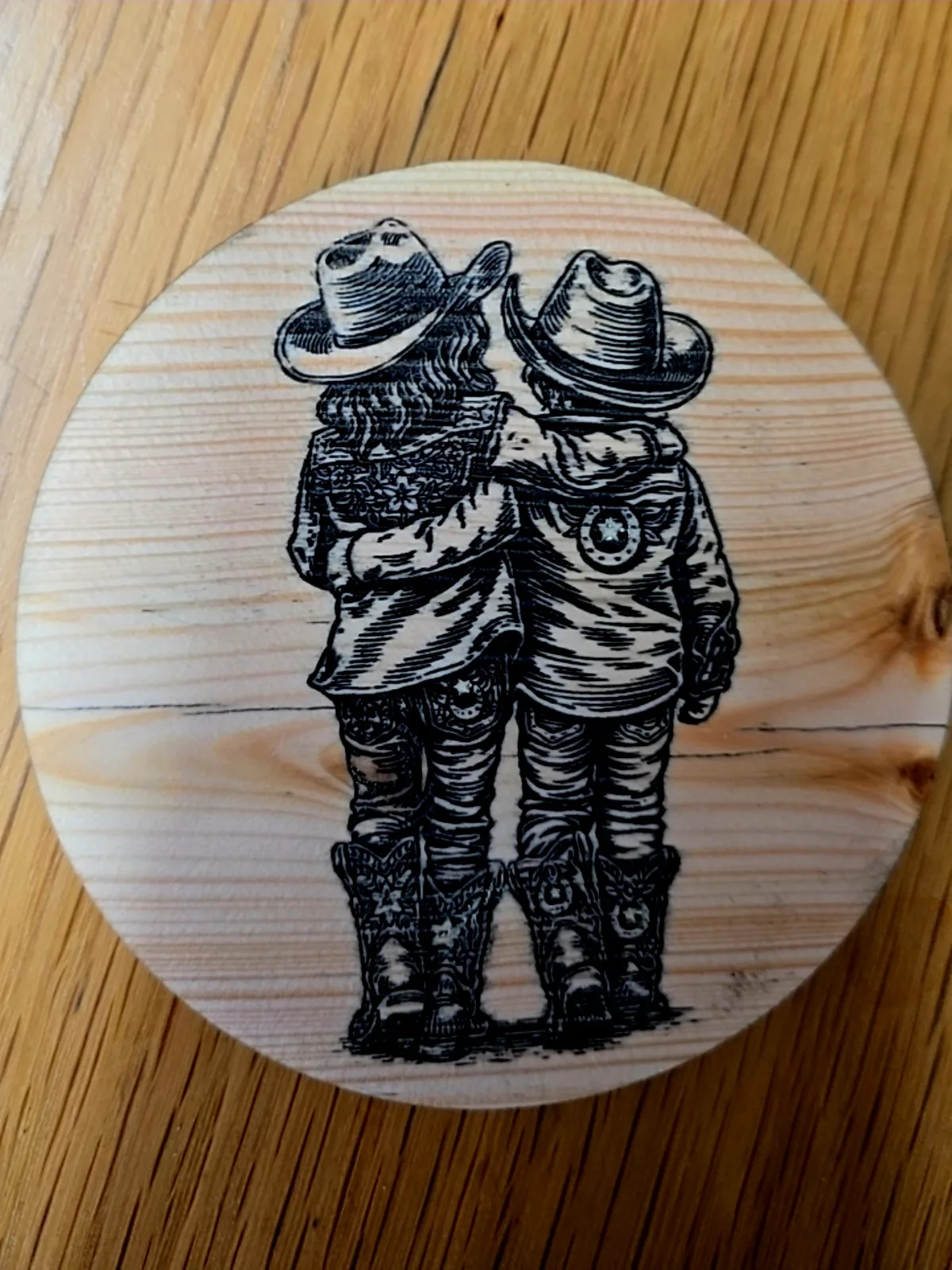 my 1st test on 12mm dressed pine