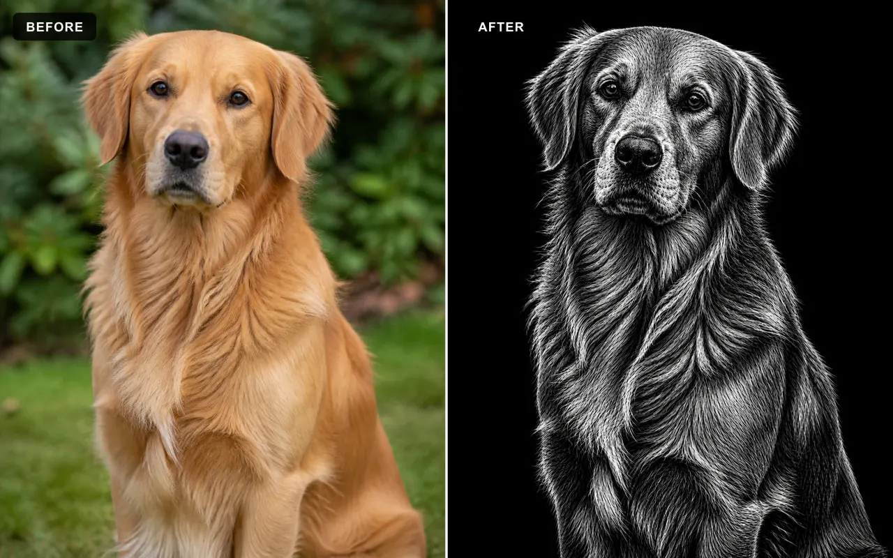 Introducing the Scratchboard Style