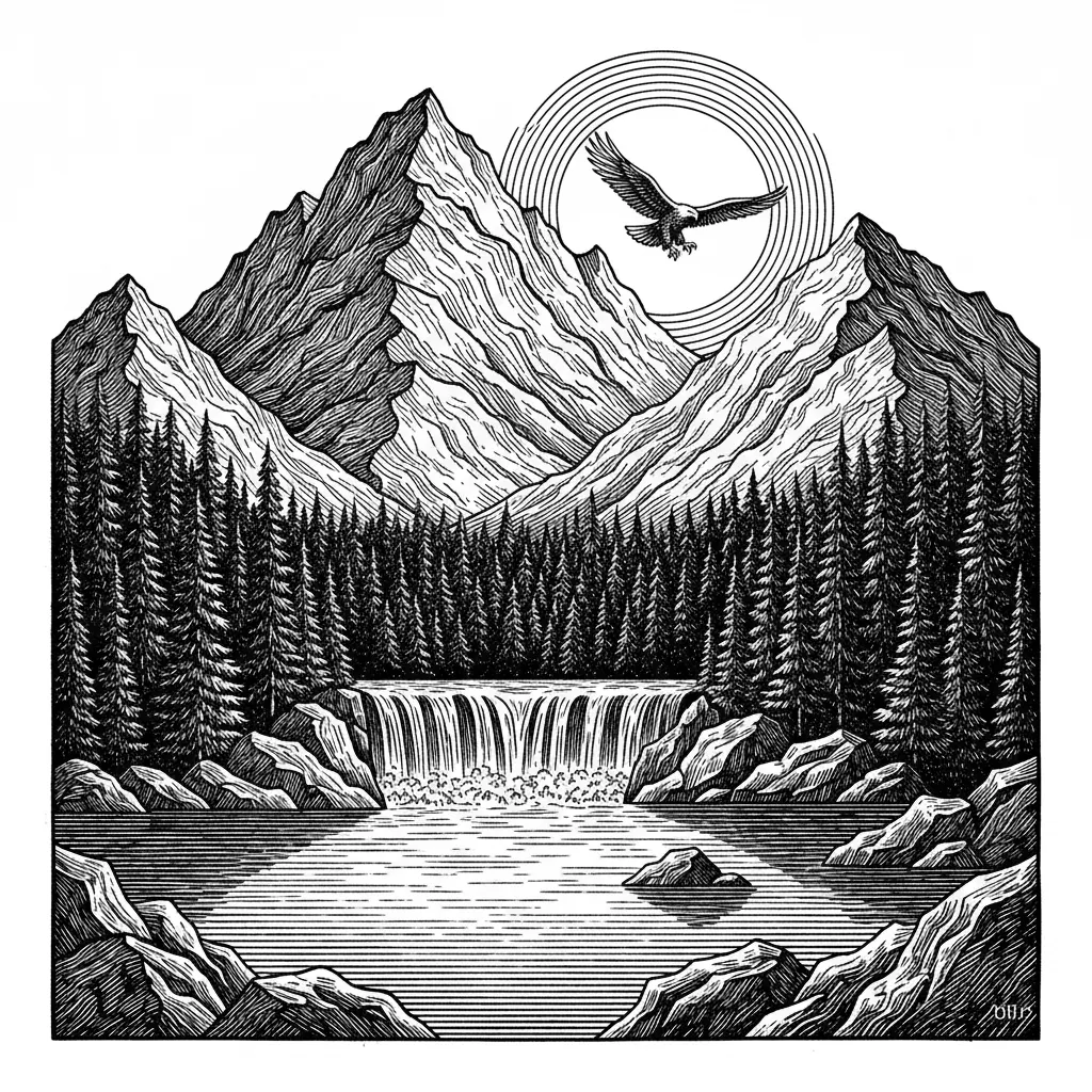 Create Circular Vector Graph Create a greyscale deep relief image like this of a mountain - Free PNG ...