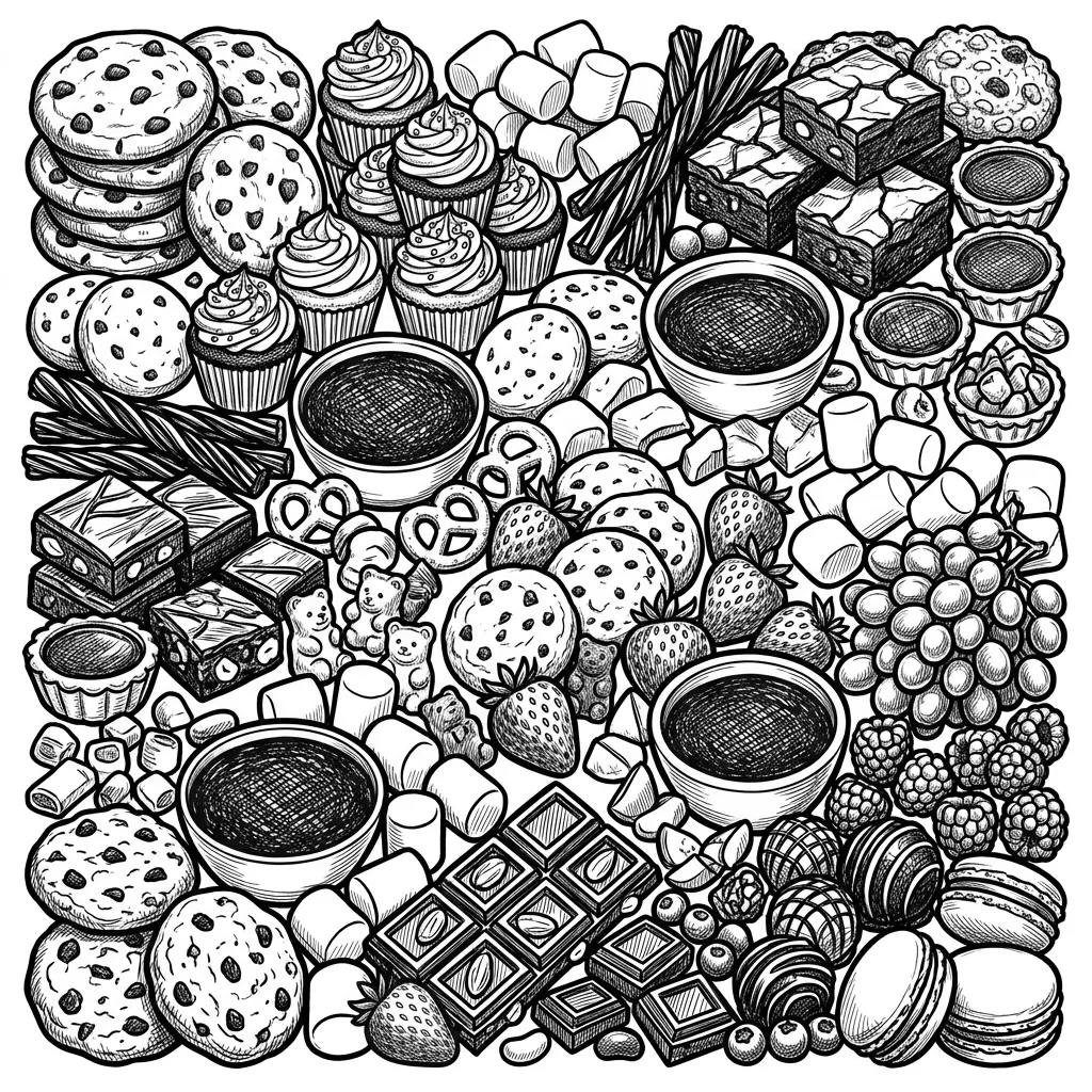 Create a dessert charcuterie board