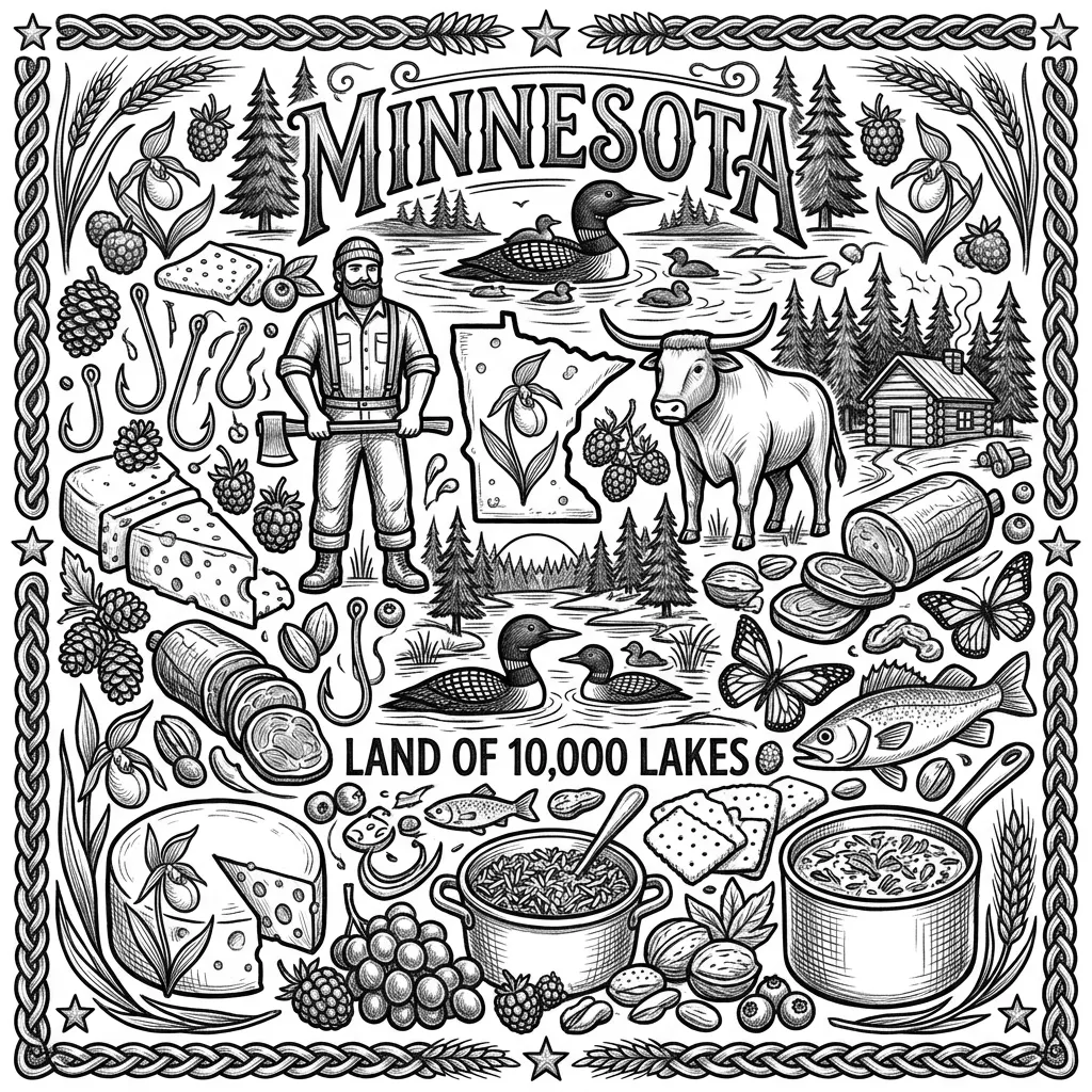 Create Minnesota themed charcuterie board