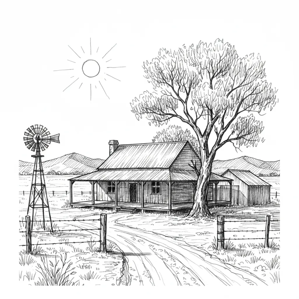 Vektorgrafik im Stil pencil-sketch