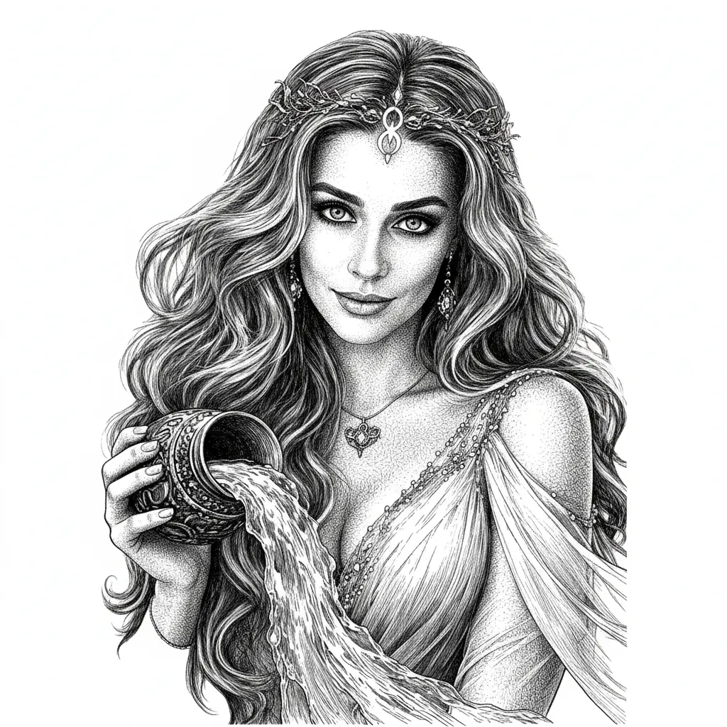 engraving-style style vector graphic