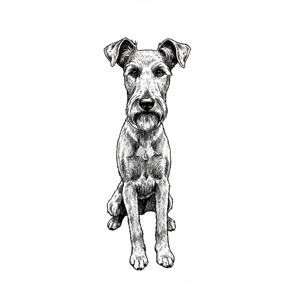 Remove everything but the dog. Optimise for laser engraving