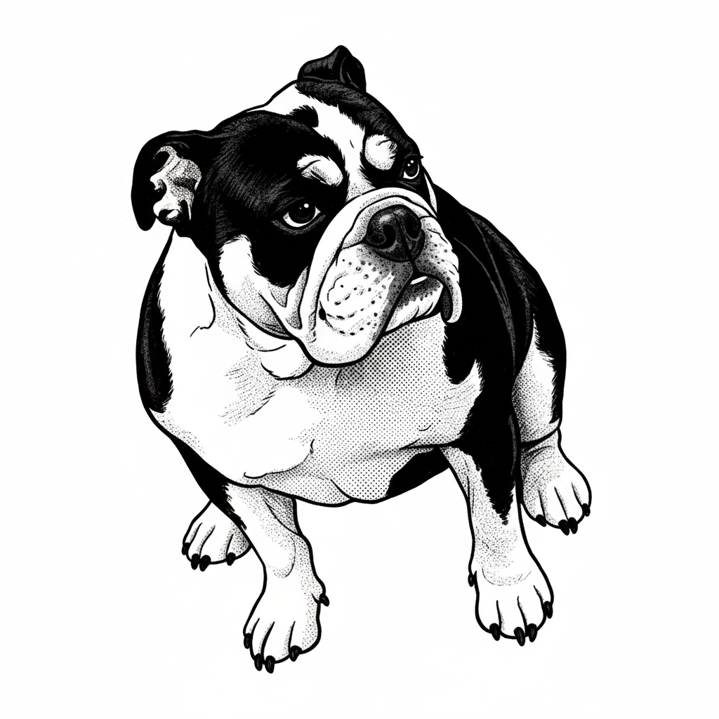 place dog on transparent background