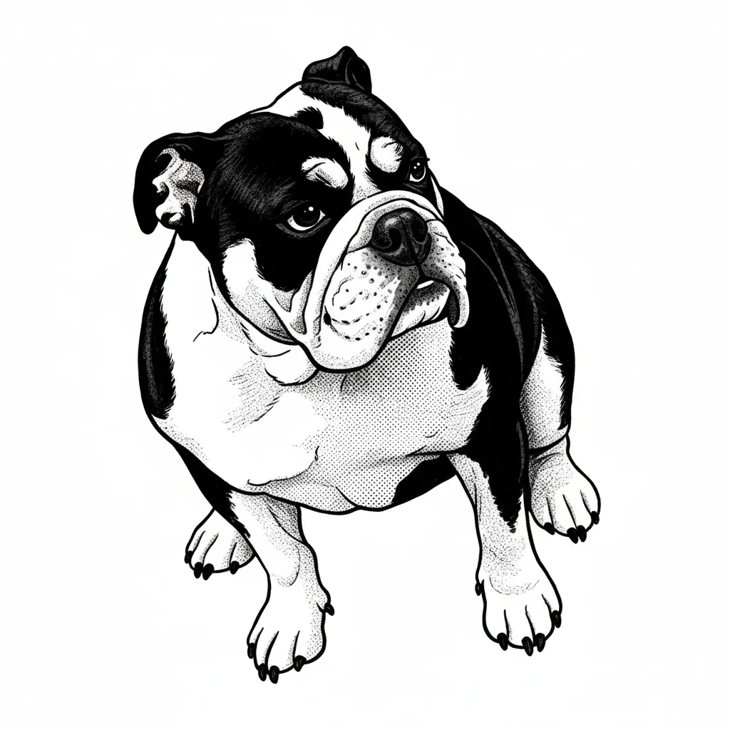 place dog on transparent background