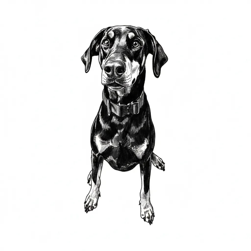 Remove background and leave dog