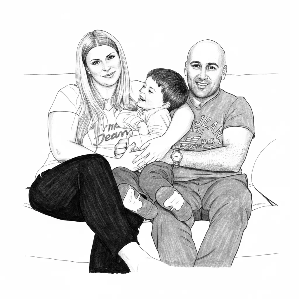 clear background leave three people sitting on sofa