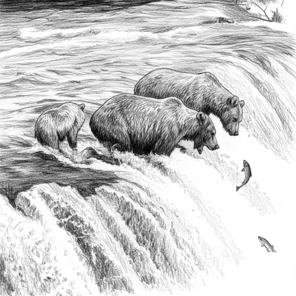 Pencil Sketch Imagem raster