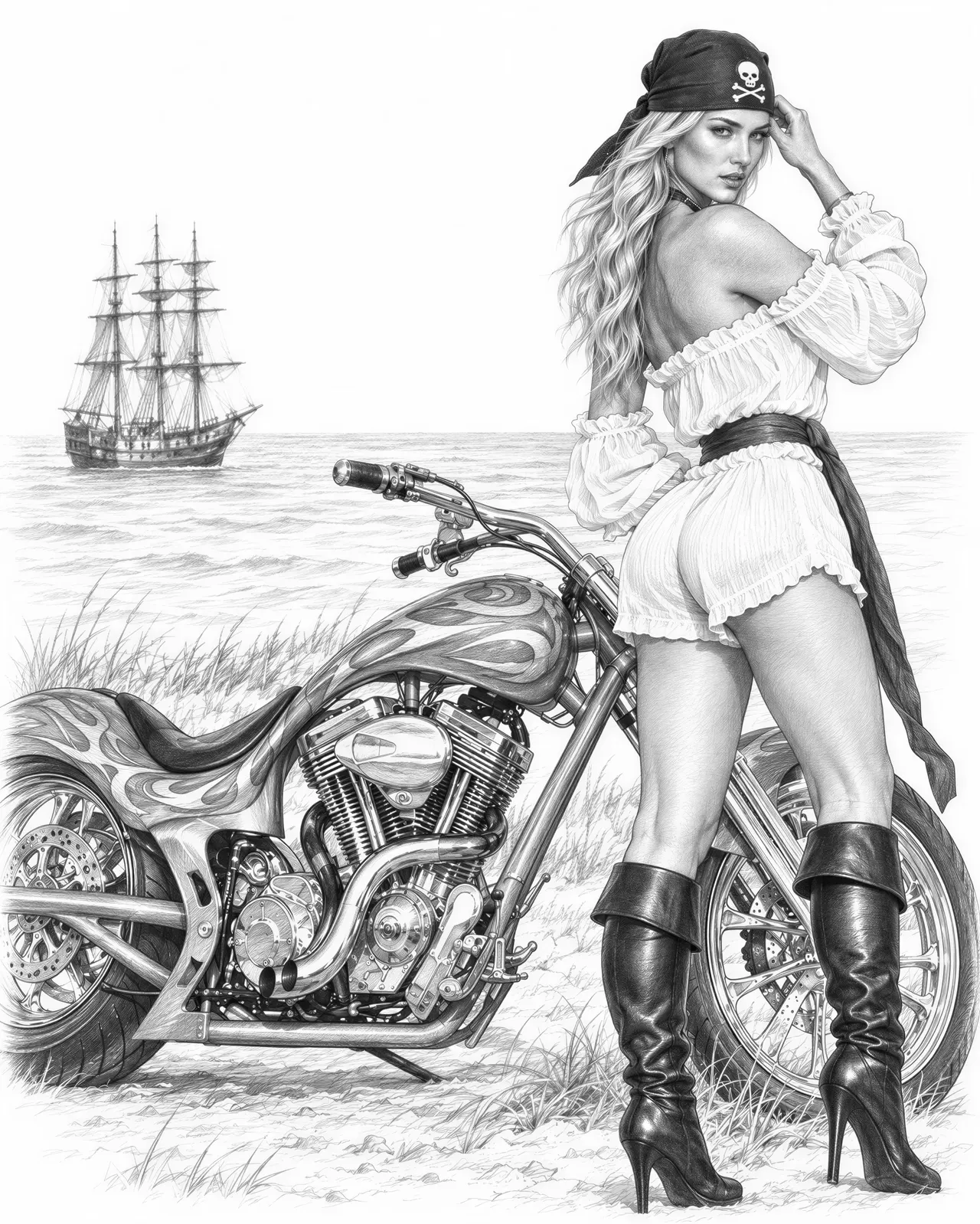 Graphique vectoriel de style master-pencil