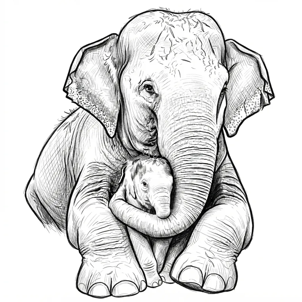 Pencil Sketch Raster image