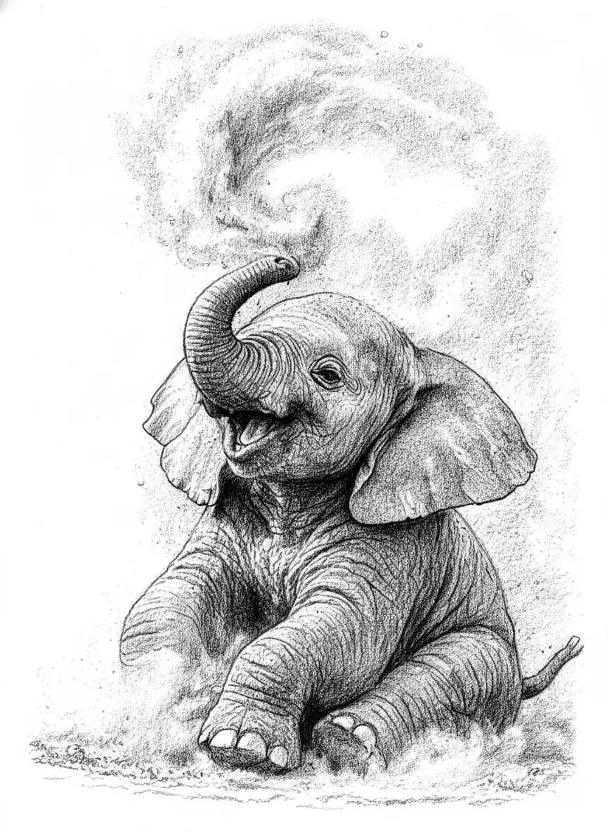 Grafika wektorowa w stylu pencil-sketch