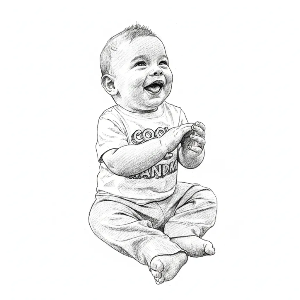 Pencil Sketch Rasterbild