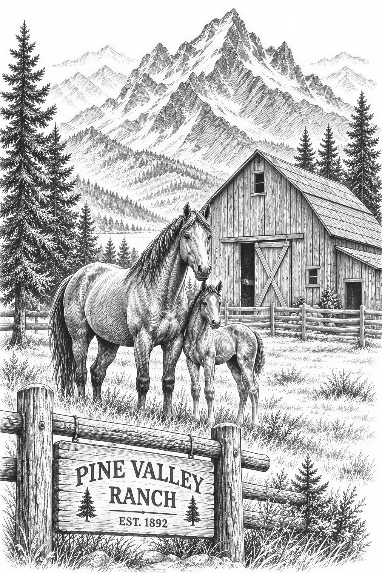 Vectorafbeelding in master-pencil-stijl