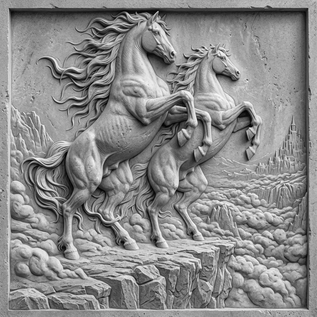 Graphique vectoriel de style stone-relief