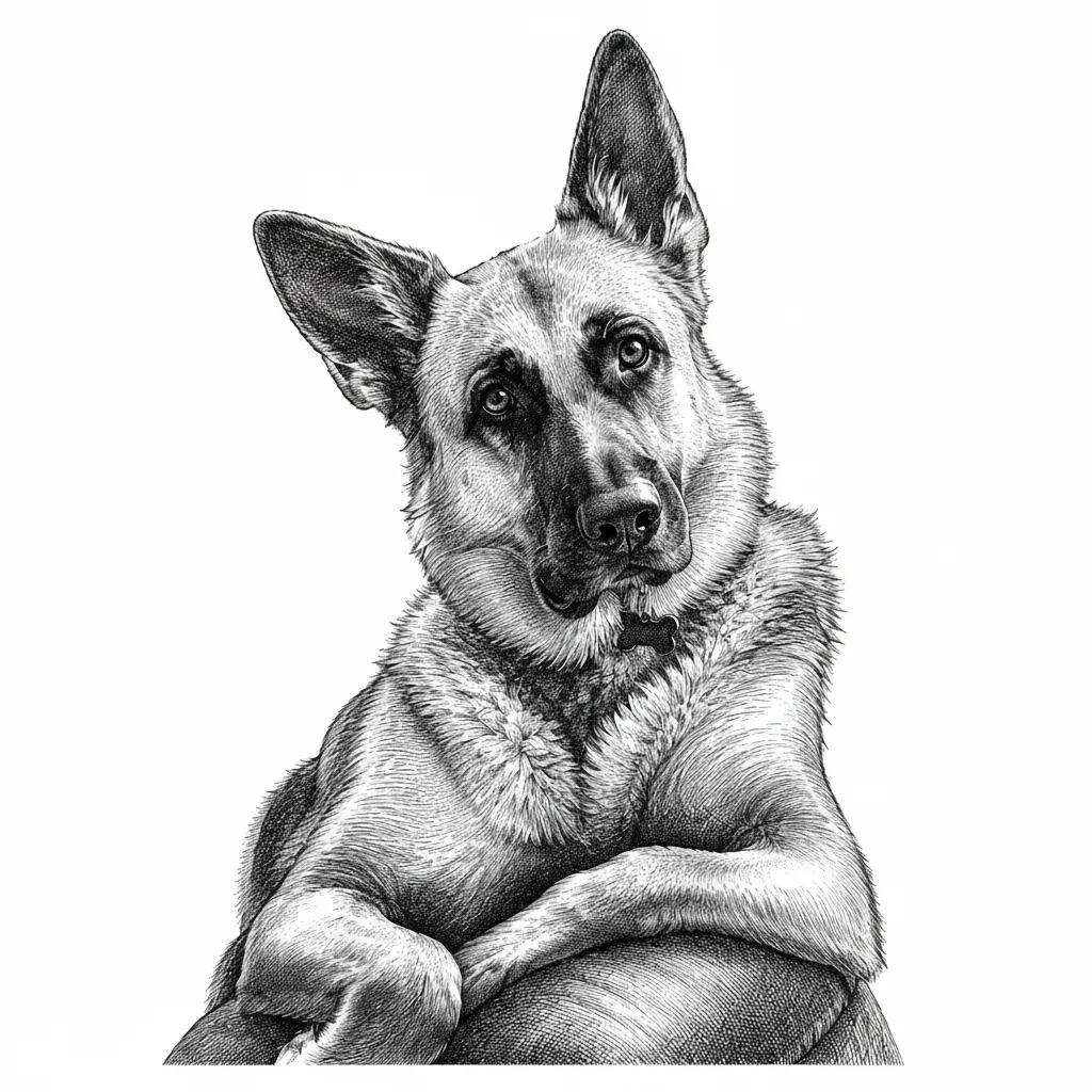 Vektorgrafik im Stil pencil-sketch