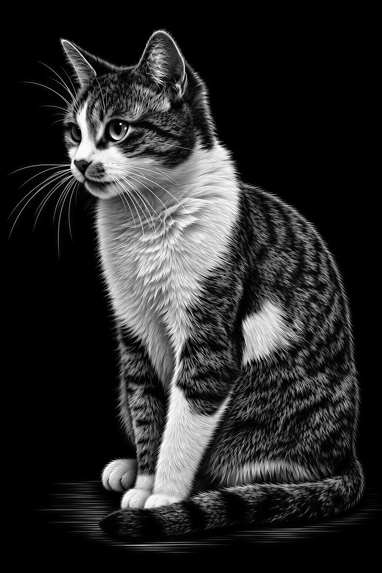 Scratchboard Image matricielle