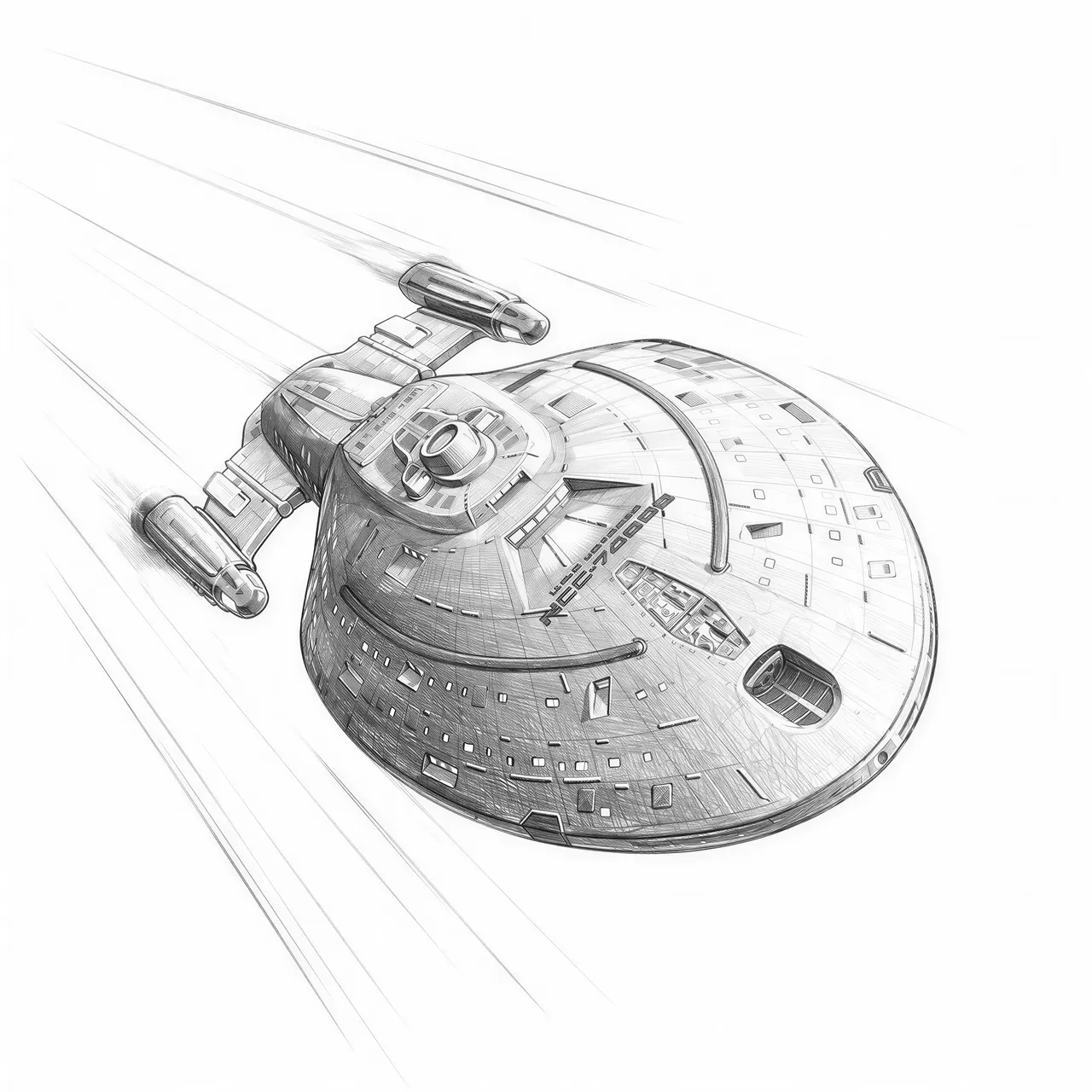 master-pencil style vector graphic