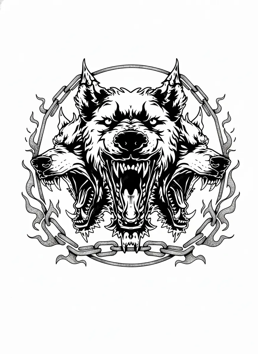 Deep Engraving Raster image