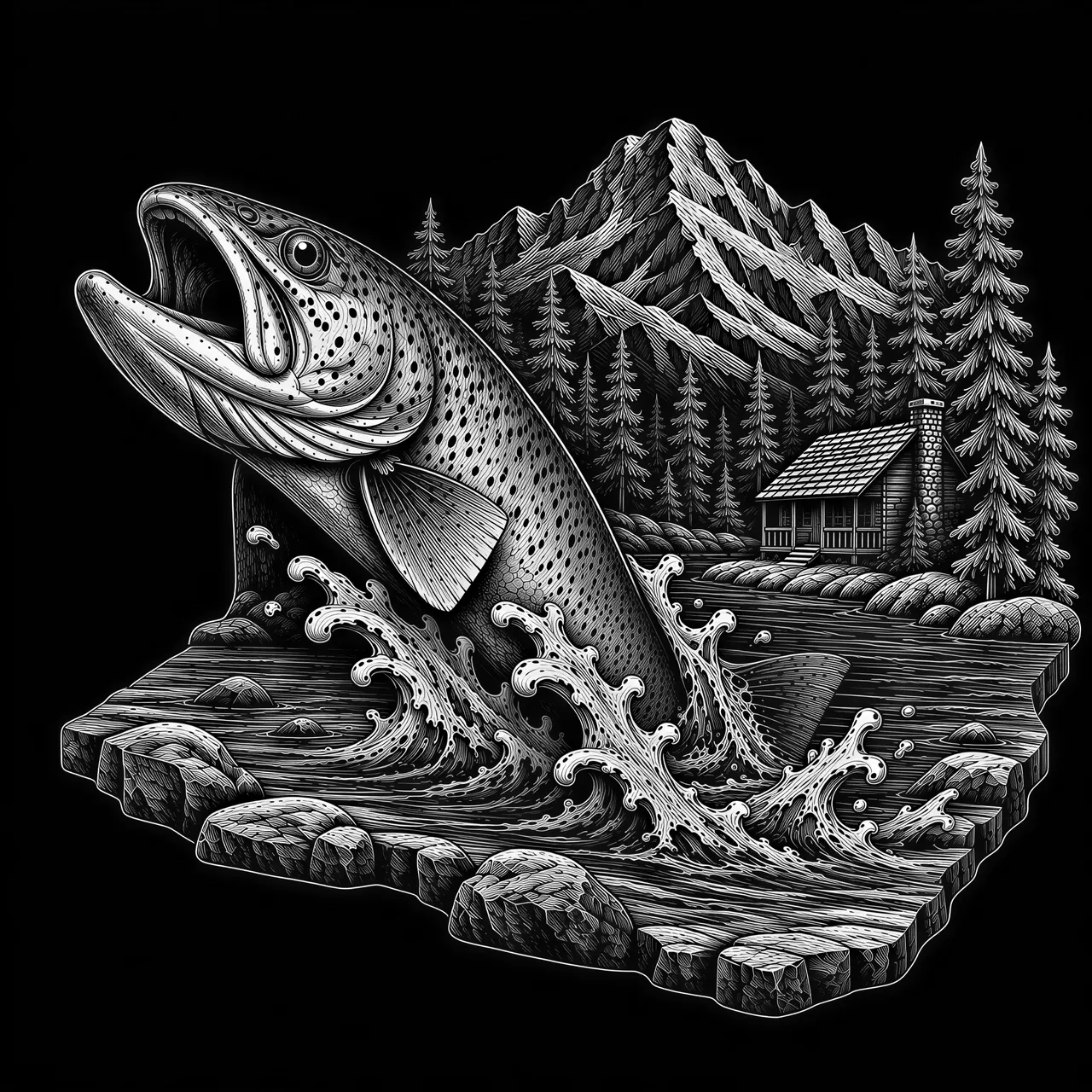 Scratchboard Raster image