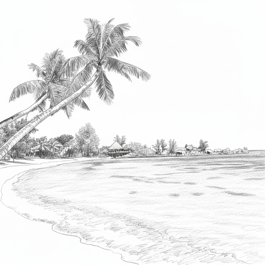 Pencil Sketch Obraz rastrowy