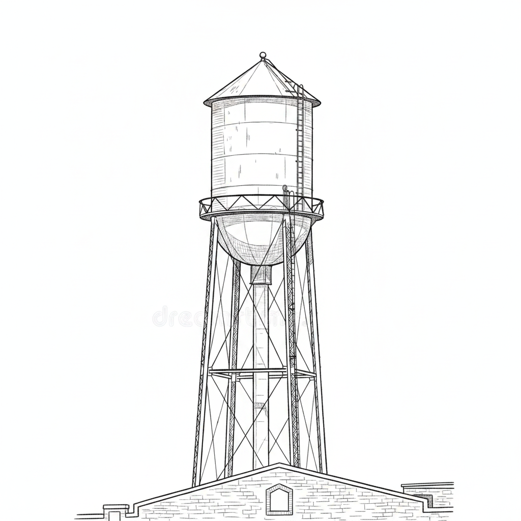 Line Sketch Obraz rastrowy