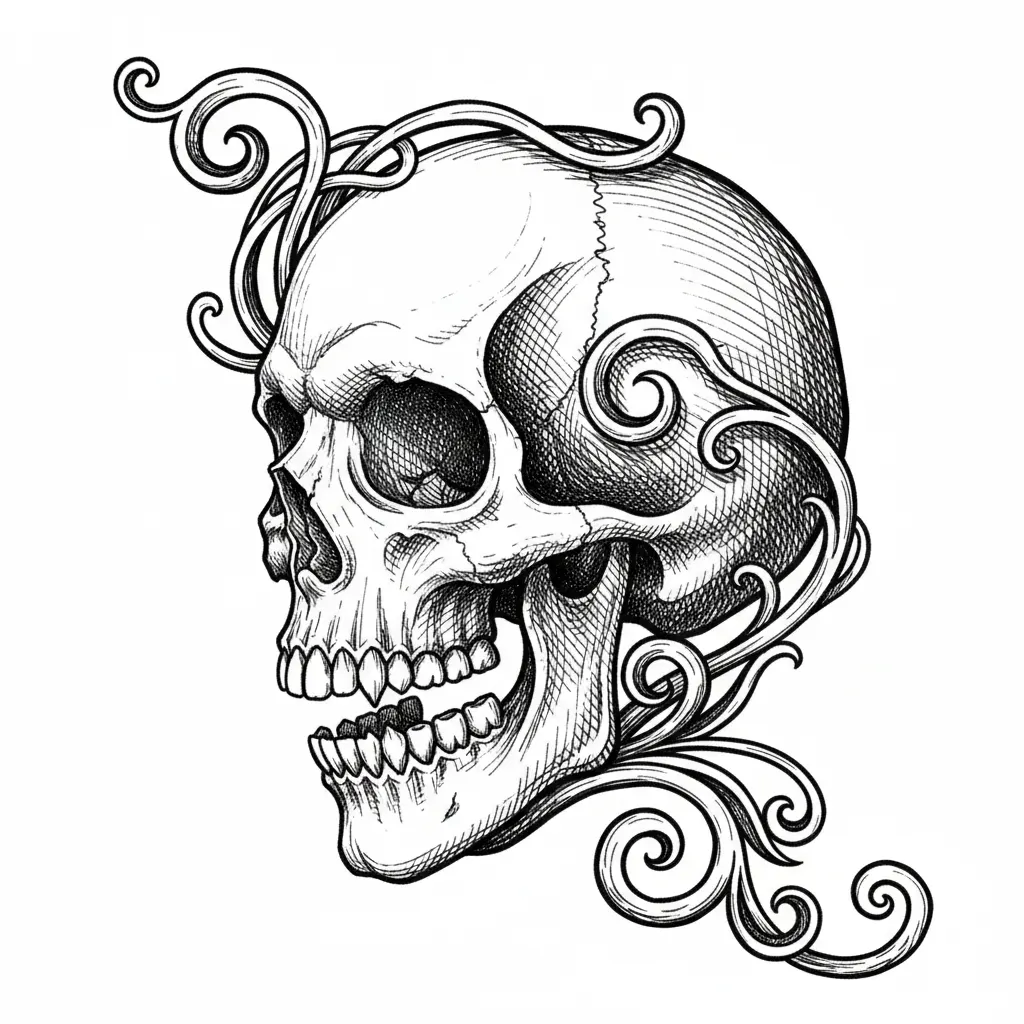 Deep Engraving Raster image
