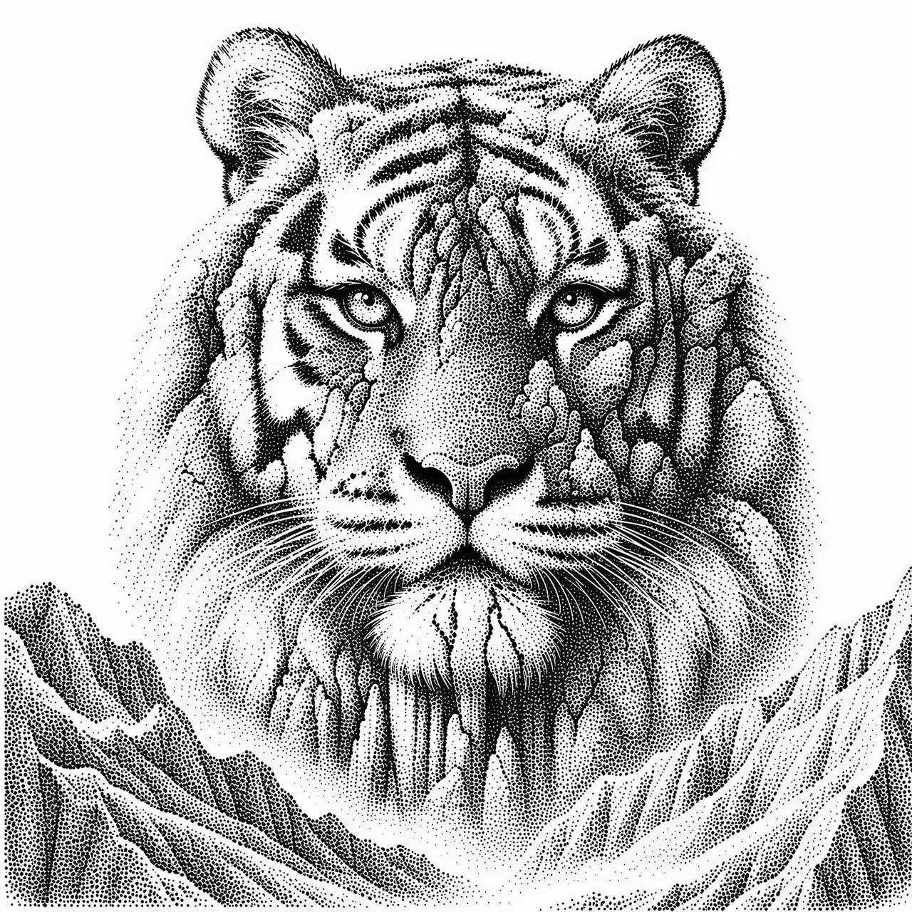 Stipple Rasterbild