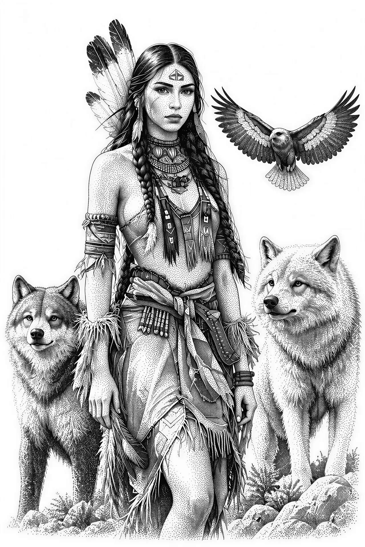 Stipple Rasterbild