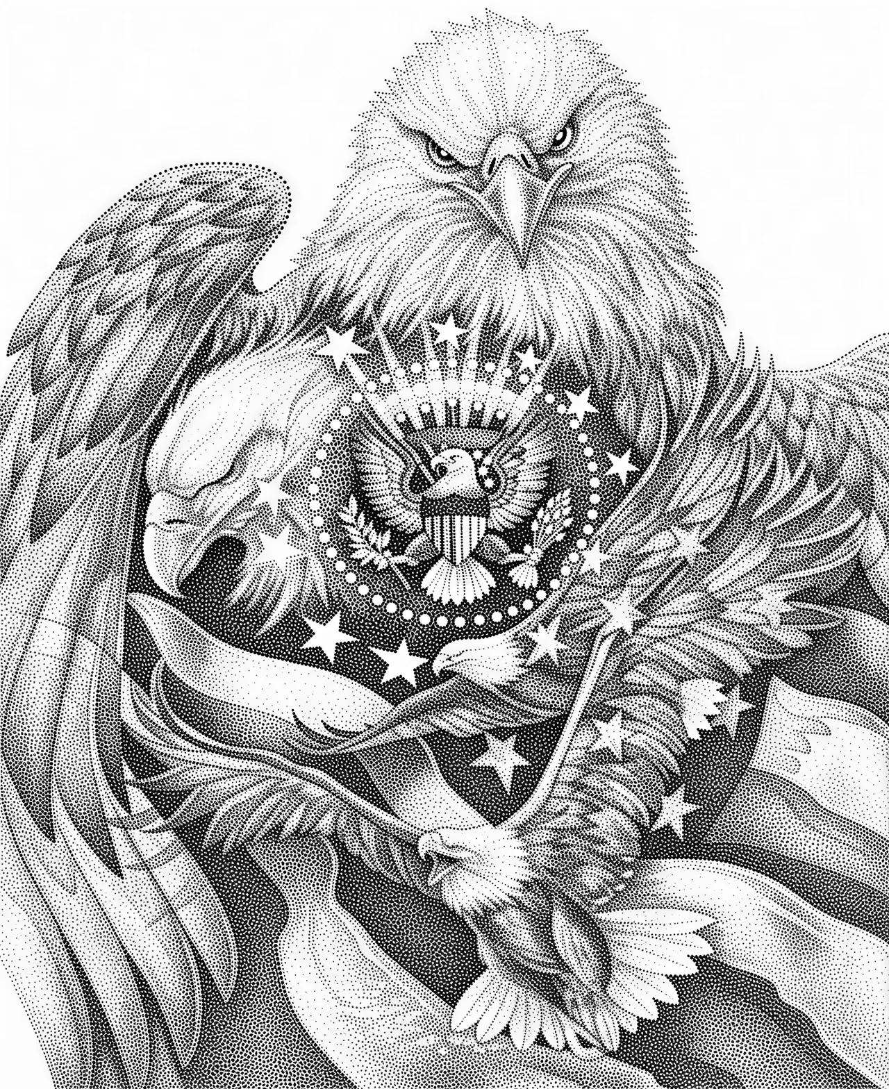 Vektorgrafik im Stil stipple