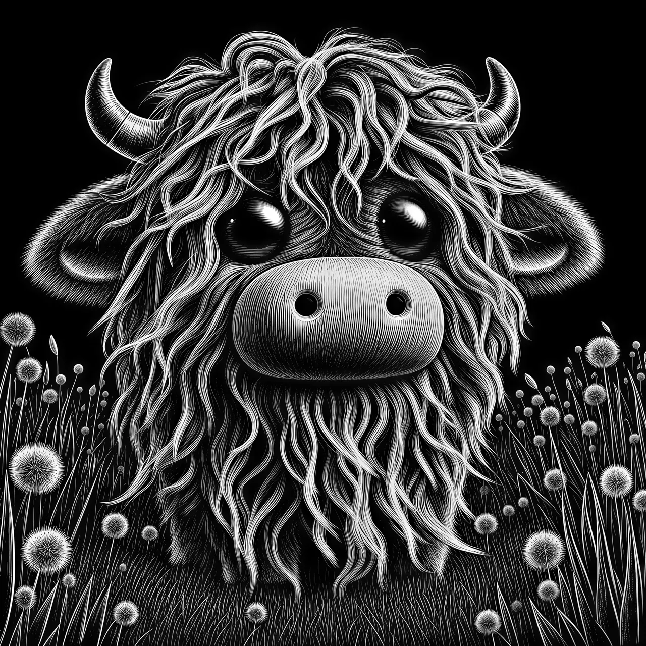 Scratchboard Image matricielle