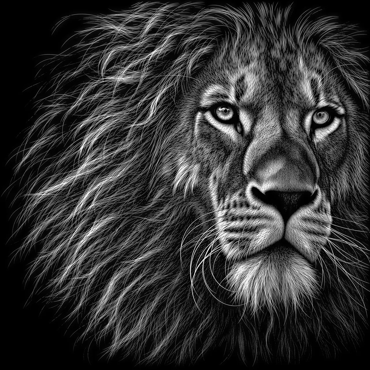 Graphique vectoriel de style scratchboard