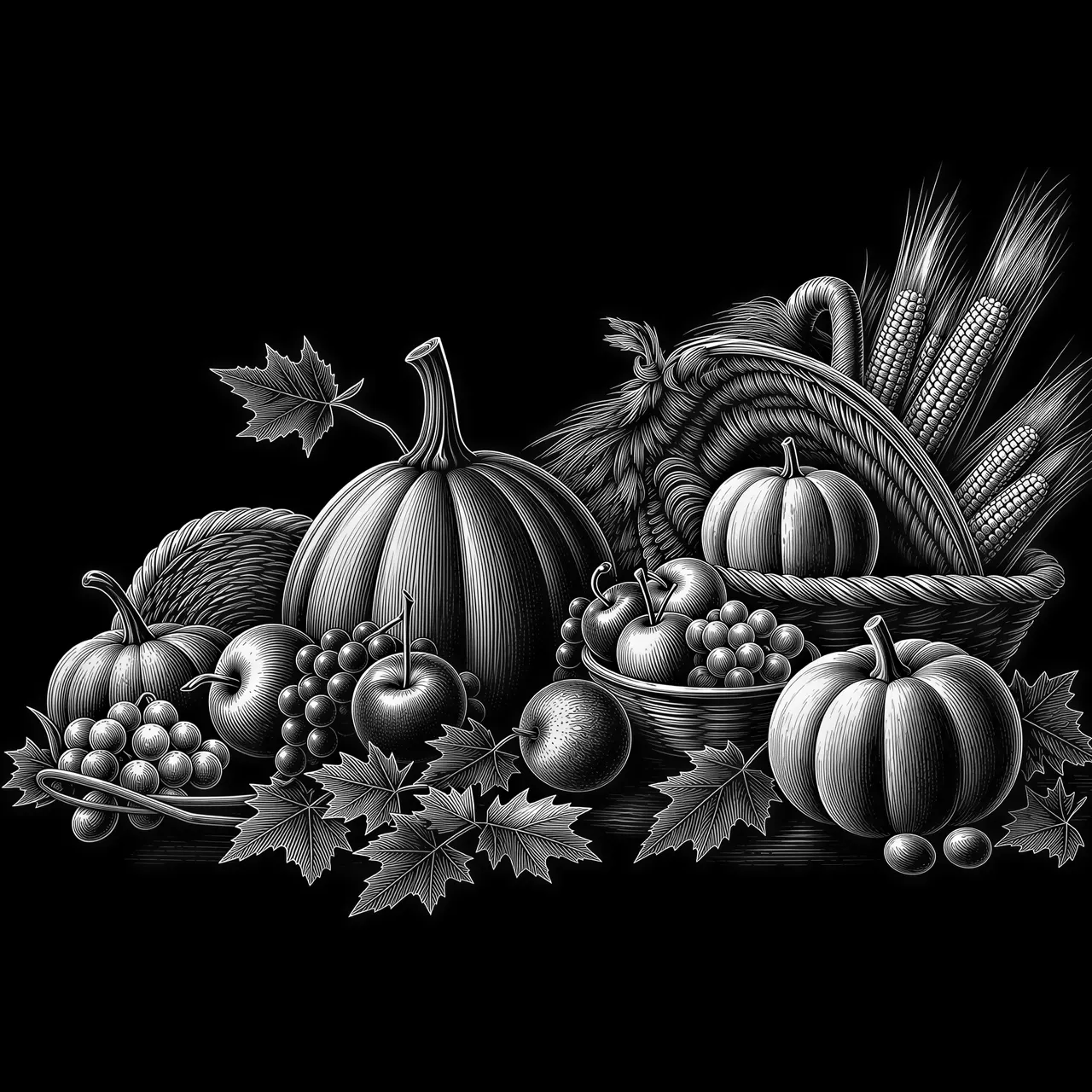 Graphique vectoriel de style scratchboard