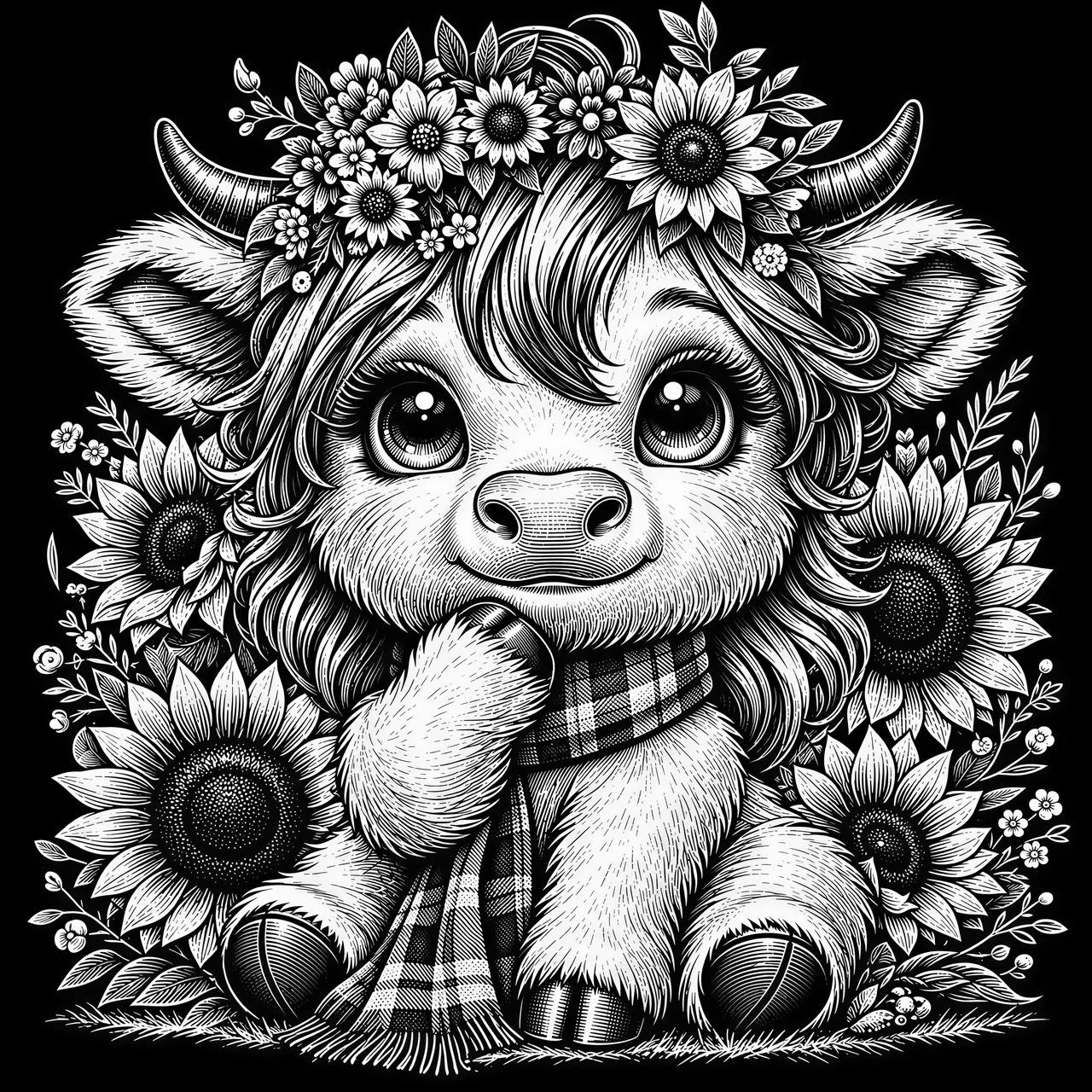 Scratchboard Image matricielle