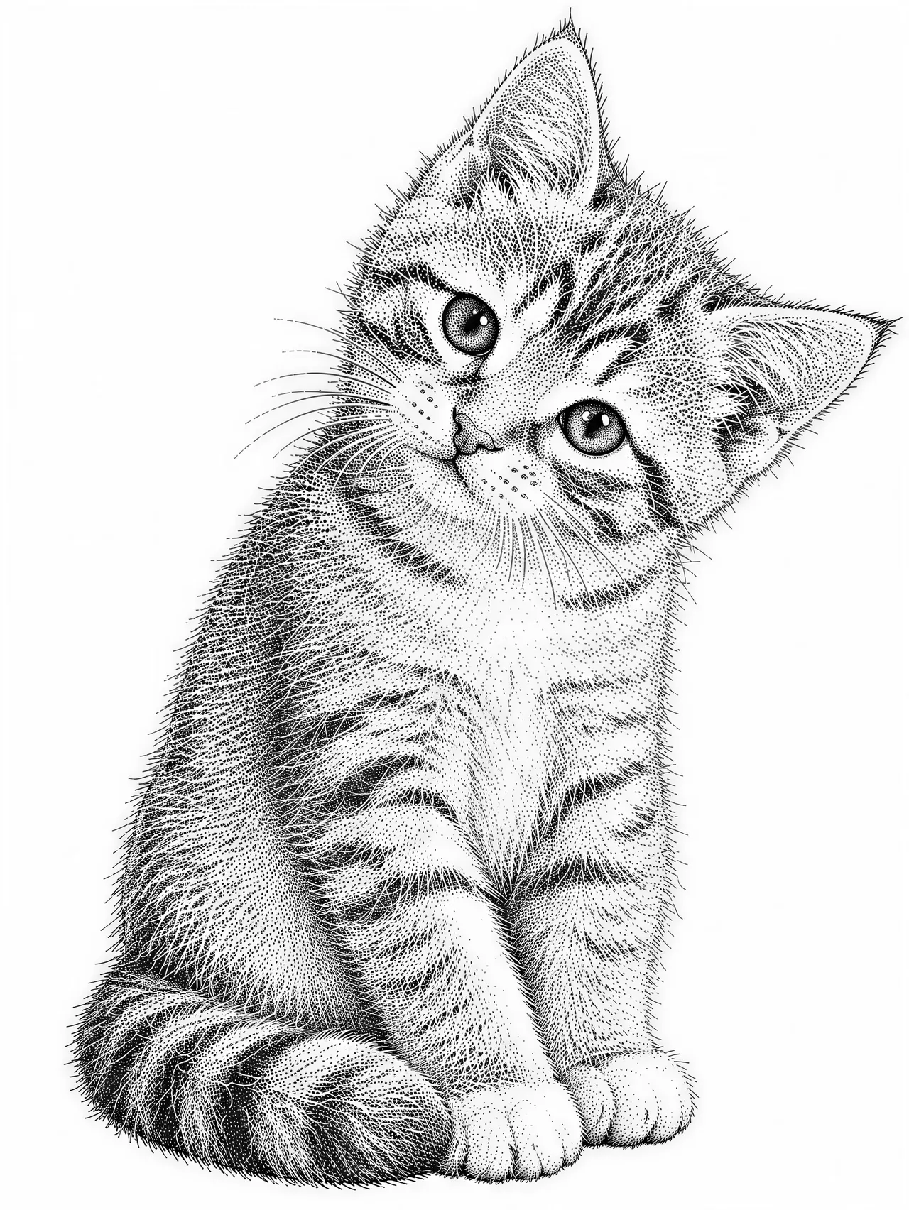 Vektorgrafik im Stil stipple