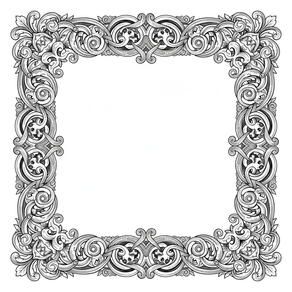 Dainty square border