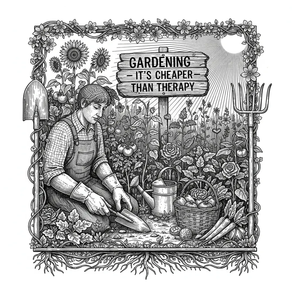 Gardening - It's cheaper than therapy
