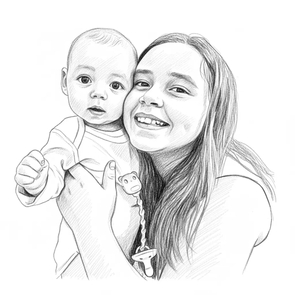 Grafika wektorowa w stylu pencil-sketch