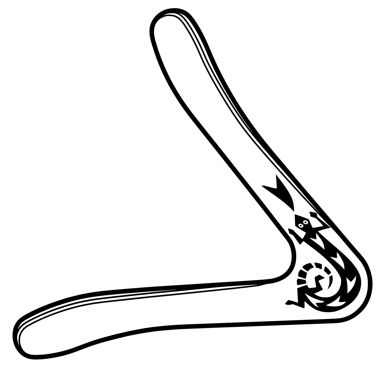 Vektorgrafik im Stil outline