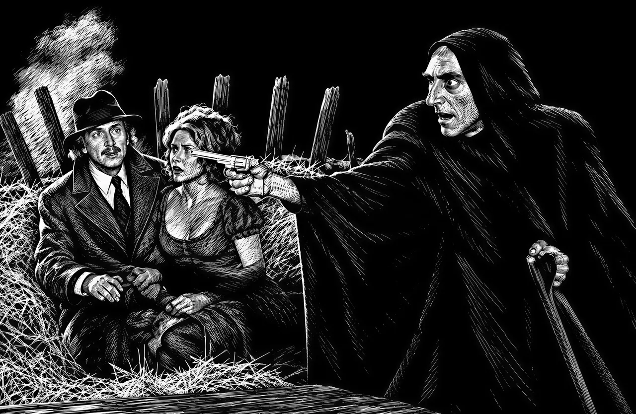 Graphique vectoriel de style scratchboard