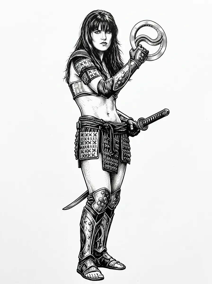 Vektorgrafik im Stil drawing-style