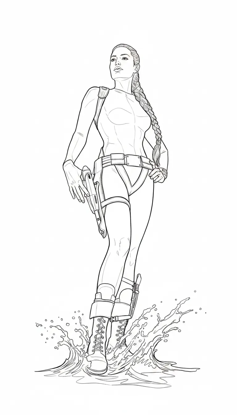 Vektorgrafik im Stil line-sketch