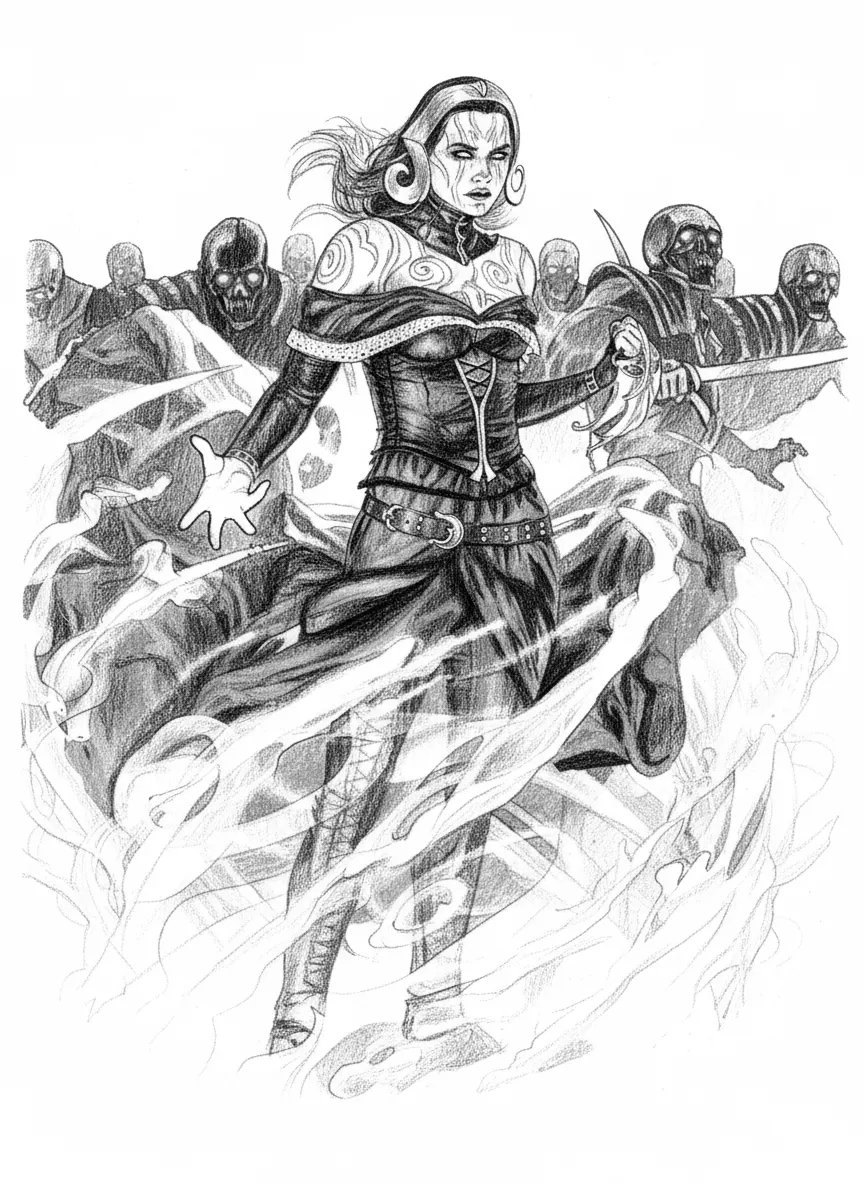 Graphique vectoriel de style pencil-sketch